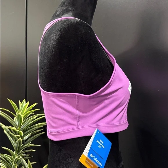 Columbia Medium Impact Pullover Racerback removable cups,wicks moisture,stretch - Picture 4 of 10